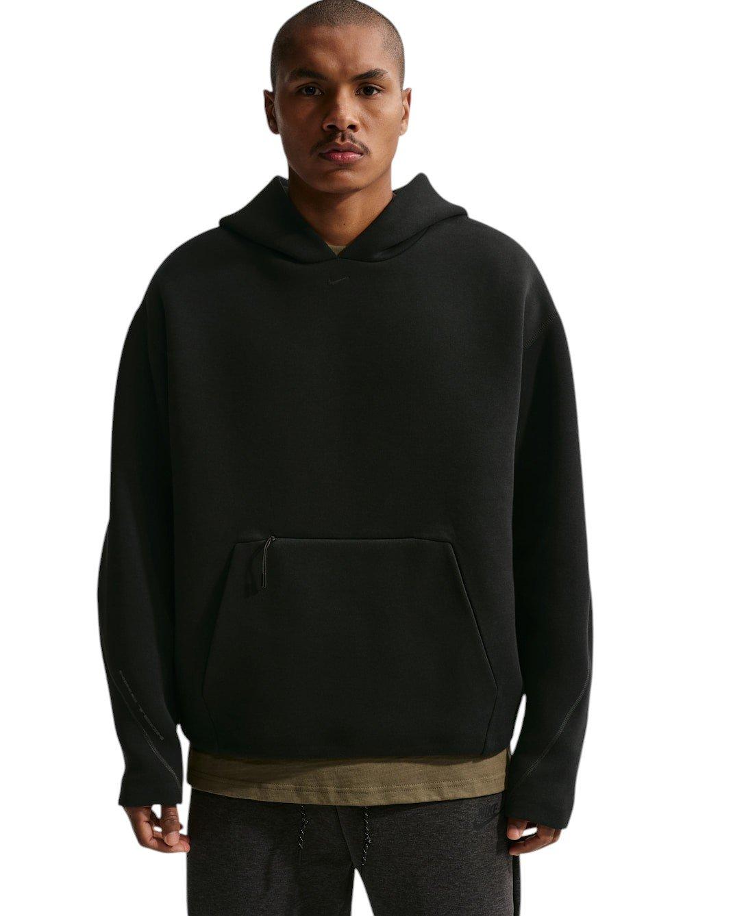 Nike Men's Tech Fleece Pullover Hoodie - BLACK